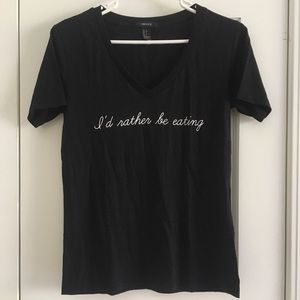 RATHER BE EATING GRAPHIC TEE